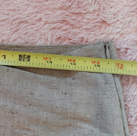 Carol Young Undesigned Linen And Silk Blend Wide Leg Flare Trouser Pants Size 8 - Picture 6 of 10